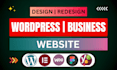 build personal portfolio website, business website, landing page, wordpress blog