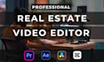 edit high quality real estate videos with fast turnaround in 24 hours