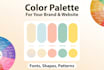 create unique, perfect color palette for your brand, website