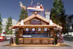custom design an impressive 3d christmas market stall kiosk mockup