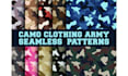 design a unique camouflage seamless pattern in 24hrs