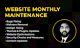 be your website manager on a monthly basis