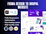 convert figma or PSD designs to responsive drupal websites