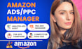 manage your amazon PPC campaigns and amazon advertising VA
