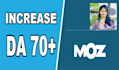 increase domain authority moz da with high quality backlinks