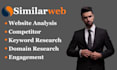 analyze similarweb report, similarweb SEO, generate web report, analysis