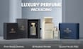 design luxury perfume box and fragrance label packaging