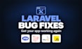 fix, upgrade, or develop your PHP laravel web application