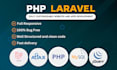 fix, upgrade, or develop your PHP laravel web application