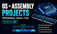 develop operating system projects cpu scheduling memory management algorithms