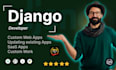 build custom full stack web application using python django