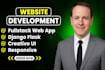 do website development in python django fastapi website design