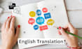 do english translation, image to text, text to handwriting