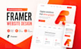 design responsive framer website, landing page and figma to framer
