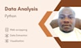 do web scraping, data extraction and data cleaning in python