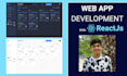 make a website as a software and reactjs developer
