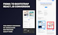 convert figma to html, bootstrap, figma to tailwind, figma to react js