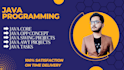 do your core java, java opp,  java gui projects or assignments