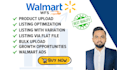 do walmart listing, fix listing errors, walmart ads
