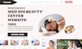 design medical spa massage beauty salon website