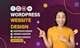do your wordpress website design or redesign, elementor, woocommerce development