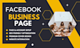 professional facebook business page creation and setup