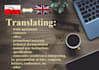 translate contracts, trade agreements, technical writings, etc