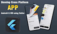 be your hybrid flutter web and mobile app developer for android and ios