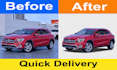 do car photo retouching and editing
