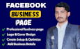 create and setup facebook business page