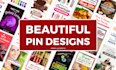 design beautiful pinterest pins