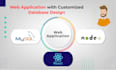 develop a web application , frontend, reactjs, nodejs ,postgresql ,maria db