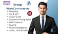 fix and setup woocommerce shipping , taxes, dynamic pricing rules and usps