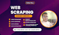 do web scraping, data scraping, and website scraping of any website