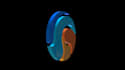 make 3d rotating text, 3d spinning logo GIF animation video