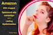 be your amazon ppc expert sponsored ads campaign pl expert