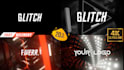 make glitch logo animation vj loop fast delivery in 12 hours