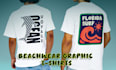 design vintage summer beach surfing tropical vocation outdoor tshirt