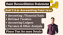 prepare bank reconciliation and financial ratio analysis