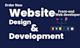 be your front end web developer using HTML,CSS, bootstrap,js