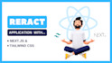 develop react js and next js websites with tailwind CSS