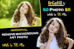 do background removal and transparent or erase quickly