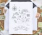 customized hand drawn ink wedding map
