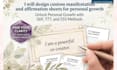 design custom manifestation affirmation sheets for personal growth