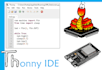 program in micropython esp32, esp8266, esp12, raspberry