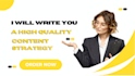 write a high quality content strategy