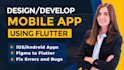 do mobile app development, android and ios app development, flutter developer