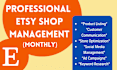 provide expert etsy shop management for optimal growth and success