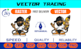 do manually vector tracing, redesign logo, raster to vector