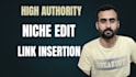 do link building and niche edit through blogger outreach